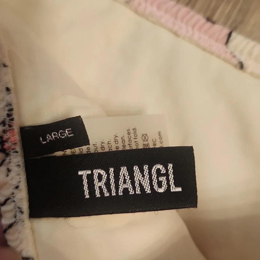 Triangl Swimwear Floral Swimsuit Set - Pink, White and Orange